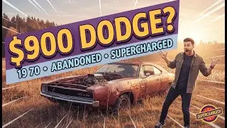 $900 ABANDONED SUPERCHARGED '70 Dodge Charger ASMR Restoration (POV Muscle Car Revival)