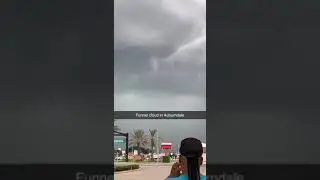 Funnel cloud in Auburndale