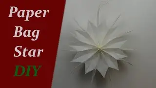 Paper Bag Star. DIY Christmas Decorations