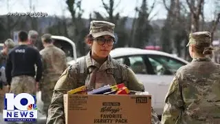 VMI Cadets deliver school supplies to classrooms