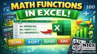 Excel Math Functions Explained 🔥 SUM, ROUND, ABS, MOD (With Examples)