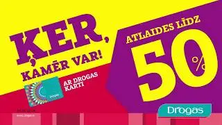 Veikalos Drogas ķer, kamēr var!