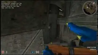 Cube 2: Sauerbraten - Perfectly Timed Flag Stop on reissen