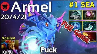 Armel [TNC] plays Puck!!! Dota 2 Full Game 7.21