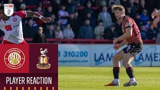 PLAYER REACTION: Byrne on &lsquo;battling point&rsquo; in Stevenage