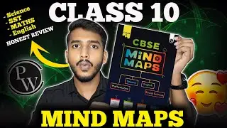 PW Class 10 Mind Maps Book Review 2024-25 | Ultimate Revision Guide for CBSE Exams!