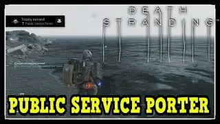 Death Stranding - Public Service Porter Trophy Guide (Chiralium-Contaminated Cargo Location)