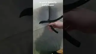 Arsenal Butterfly knife inspec #roblox #butterflyknife #tricks