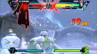 EG Justin Wong vs Flocker UMVC3 Top 32 EVO 2016 Wong Factor (Game 4)