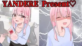 【Yandere Girl love story】Yandere girls present ♡ Is that AI speaker okay?【Manga dub】