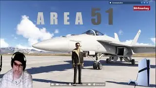Зона 51 | PS5 | MSFS 2024 с истребителем F/A-18 Super Hornet