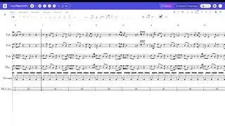 I just Might Bruno Mars Brass Band (Sheet Music in description! unfinished)