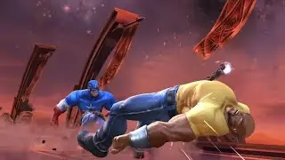CAPTAIN AMERICA VS LUKE CAGE AND KANG | MARVEL SUPERHEROES #thebattlegroundx