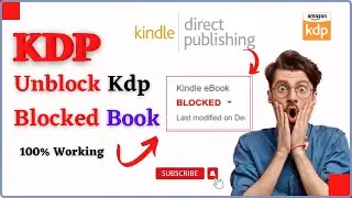 Can we unblock kdp block book || Any Solution kdp block book || kdp blacked book Solution