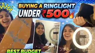 ₹500 SUPER BRIGHT RING LIGHT REVIEW 😲| Honest Review ✅| Worth it or Not 🤔⁉️ UNDER ₹500 💡🔥 #youtube 🌞