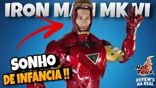 MEU PRIMEIRO HOT TOYS DA COLE&Ccedil;&Atilde;O!! Hot toys iron Man mk VI/ REVIEW COMPLETO 