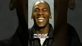 Michael gets back at a Fan #michaeljordan #chicagobull #nba