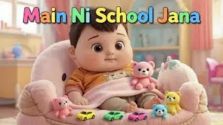 Main Ni School Jana | ਮੈਂ ਨਹੀਂ ਸਕੂਲ ਜਾਣਾ | Punjabi Kids Rhyme | Punjabi Kids Channel 