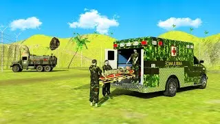 US Army Ambulance Driving  Rescue Driver Simulator Walkthrough Gameplay