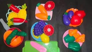 Satysfactory and relaxing | ASMR toy fruit & vegetable cutting | part 11 2026 #asmr #satisfying #toy