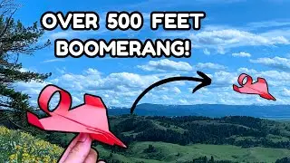 How to Make a Paper Airplane Fly Fast Stable || Best Origami Plane Fly Far