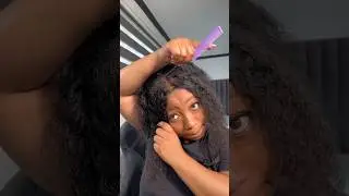 Curly hair wig hairstyles tutorial | #curlywiginstall Curly wig routines South Africa