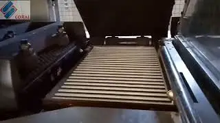 Coral flat wafer line with chocolate coating machine