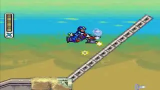 [SNES 4K] Mega Man X2: Overdrive Ostrich Stage