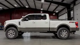 2022 f250 with BDS radius arm leveling kit on 37x13.50