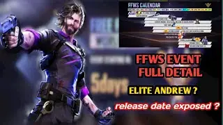 FFWS 2021 REWARD|FFWS CALENDAR|ELITE ANDREW|REDEEM CODE |FULL  DETAIL|