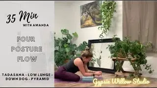 4 Posture Yoga Class | 35 Minutes | Creative Pigeon Sequence
