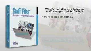 What's the difference between Staff Manager and Staff Files?