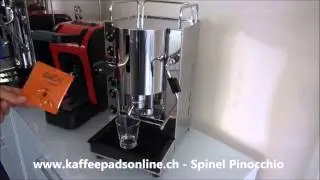 Spinel Pinocchio - Kaffeemaschine - Espressomaschine - Kaffeepads E.S.E - Kaffeepadsonline ch