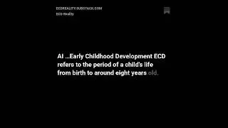 What is ECD?