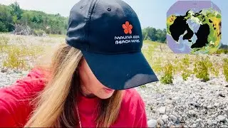 Rockhounding The Wisconsin Glaciation! Northern Lights Donna Explains What Happened! Michigan Rocks!