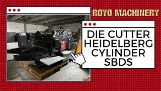 Die Cutter Heidelberg SBDS - Troqueladora Heidelberg SBDS
