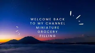 Miniature cooking Grocery filling!! miniature food items !!miniature videos😍 @JSK1982