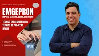 Apostila Concurso EMGEPRON 2026 - T&eacute;cnico de Projetos Navais - T&eacute;cnico em Secretariado