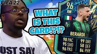 TOTS BERARDI IS THE BEST VALUE TOTS IN FIFA 22!!!!!