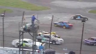 Flat Rock Speedway, September 2 2023 Flag Pole Race