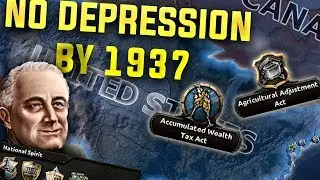HOI4 How to Get Rid of the Great Depression as USA By 1937 (Hearts of Iron 4 USA Guide)