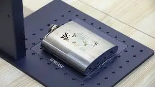 Gweike G2 Color Engraving DIY A Hip Flask