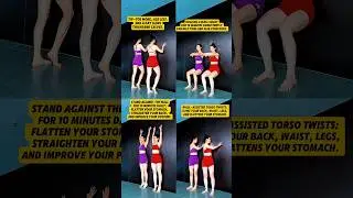 Full Body Slim & Tone Workout | Burn Fat + Sculpt Lean Muscle in 5 Minutes #shorts #shortsfeed #yoga