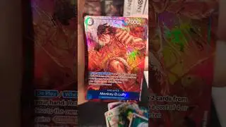 Luffy Alt art op 02 #onepiece #tradingcardgame #anime #cards #tradingcards #cardgame #shorts