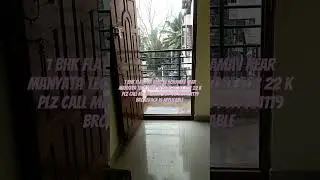 1 bhk house for rent in Horamav near Manyata tech park for 22 k 7411451119 brokerage is applicable