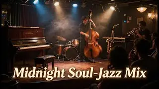 Late-Night Soul-Jazz Vibes - Silken City Currents 🎷🌙 | Soul-Jazz Instrumental Mix 2026