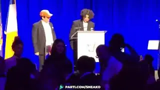 Matan Even thanks Donald Trump for releasing the Epstein files at the 113th Annual Gala