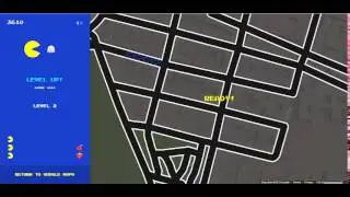 Google Maps Pac-Man Easter Egg High Rounds