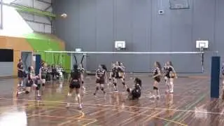 Best points: U17 final: Heidelberg against Academy 1 Volleyball Teams on 27-10-2013
