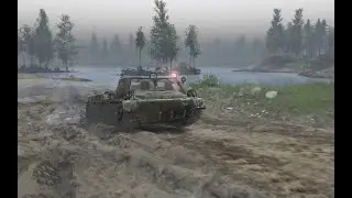 🚚Spintires: Неукротимый вездеход ГТ-СМ (ГАЗ-71) с отличной проходимостью и устойчивостью в 16 версии